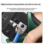 Pinza crimpatrice UGREEN NW136-70683, strumento di crimpatura per reti RJ45 / RJ11, spelafili per cavi