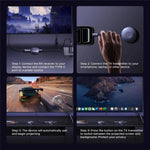 Kit trasmettitore e ricevitore wireless magnetico UGREEN S309-75500 HD 1080P / 60Hz 5.8G