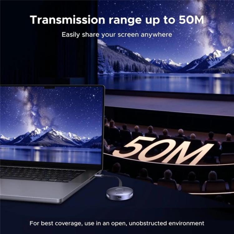 Kit trasmettitore e ricevitore wireless magnetico UGREEN S309-75500 HD 1080P / 60Hz 5.8G