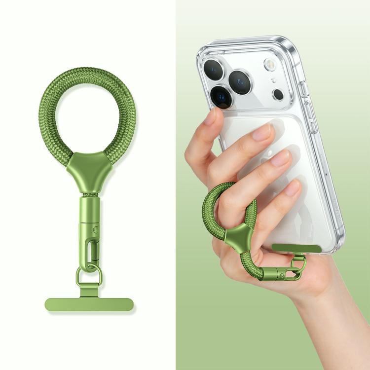 Cordino antifurto anti-smarrimento con chiusura autobloccante in metallo per cellulare