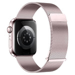Cinturino per orologio in metallo milanese a due sezioni, semplice e con doppia chiusura magnetica., For Apple Watch 46mm / 49mm / 45mm / 44mm, For Apple Watch 42mm / 41mm / 40mm / 38mm