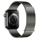 Cinturino per orologio in metallo milanese a due sezioni, semplice e con doppia chiusura magnetica., For Apple Watch 46mm / 49mm / 45mm / 44mm, For Apple Watch 42mm / 41mm / 40mm / 38mm