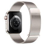 Cinturino per orologio in metallo milanese a due sezioni, semplice e con doppia chiusura magnetica., For Apple Watch 46mm / 49mm / 45mm / 44mm, For Apple Watch 42mm / 41mm / 40mm / 38mm