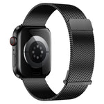 Cinturino per orologio in metallo milanese a due sezioni, semplice e con doppia chiusura magnetica., For Apple Watch 46mm / 49mm / 45mm / 44mm, For Apple Watch 42mm / 41mm / 40mm / 38mm