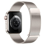 Cinturino per orologio in metallo milanese a due sezioni, semplice e con doppia chiusura magnetica., For Apple Watch 46mm / 49mm / 45mm / 44mm, For Apple Watch 42mm / 41mm / 40mm / 38mm