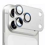 Obiettivo per fotocamera ENKAY antiriflesso, armatura satinata, lega di alluminio, pellicola in vetro temperato, For iPhone 18 Pro, For iPhone 18 Pro Max