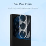 Set di 2 pellicole in vetro per obiettivo fotocamera LeReach serie TF 3D Full Coverage HD resistenti all'usura, For Galaxy Z Fold8 5G, For Galaxy Z Fold8 Ultra 5G, For Galaxy Z Flip8 5G
