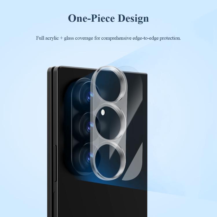 Set di 2 pellicole in vetro per obiettivo fotocamera LeReach serie TF 3D Full Coverage HD resistenti all'usura, For Galaxy Z Fold8 5G, For Galaxy Z Fold8 Ultra 5G, For Galaxy Z Flip8 5G