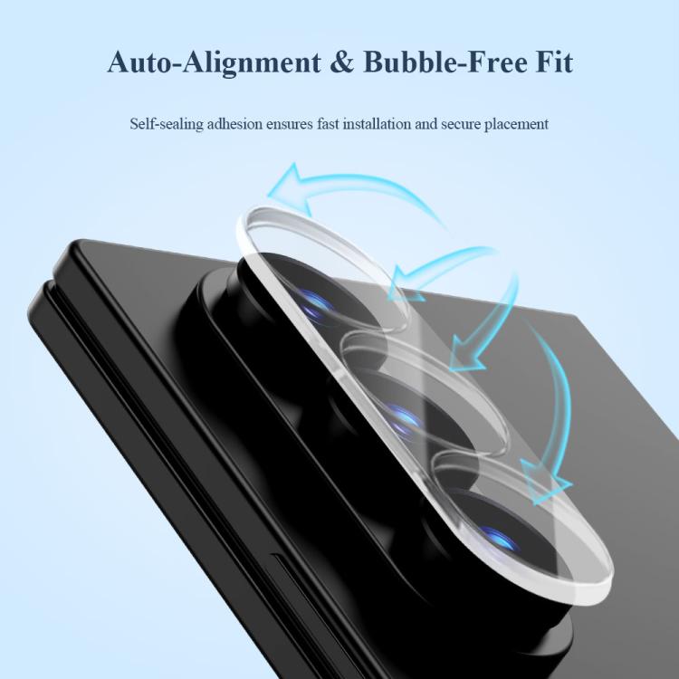 Set di 2 pellicole in vetro per obiettivo fotocamera LeReach serie TF 3D Full Coverage HD resistenti all'usura, For Galaxy Z Fold8 5G, For Galaxy Z Fold8 Ultra 5G, For Galaxy Z Flip8 5G