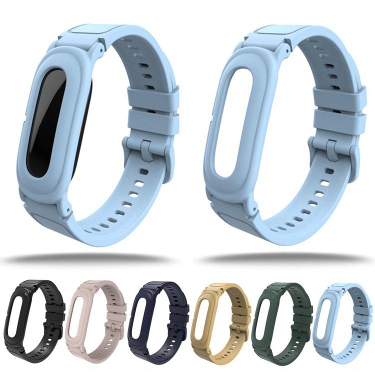 Cinturino per orologio in TPU morbido integrato a tinta unita., For Google Fitbit Air