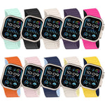 Cinturino per orologio in silicone con design angolato e chiusura magnetica a tre perline., For Apple Watch 46mm / 49mm / 45mm / 44mm, For Apple Watch 42mm / 41mm / 40mm / 38mm