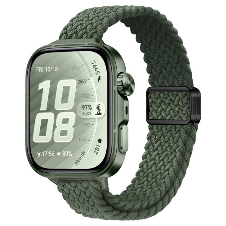 Cinturino per orologio sottile in nylon intrecciato con fibbia magnetica., For Huawei Watch Fit 5 / Fit 5 Pro / Fit 4