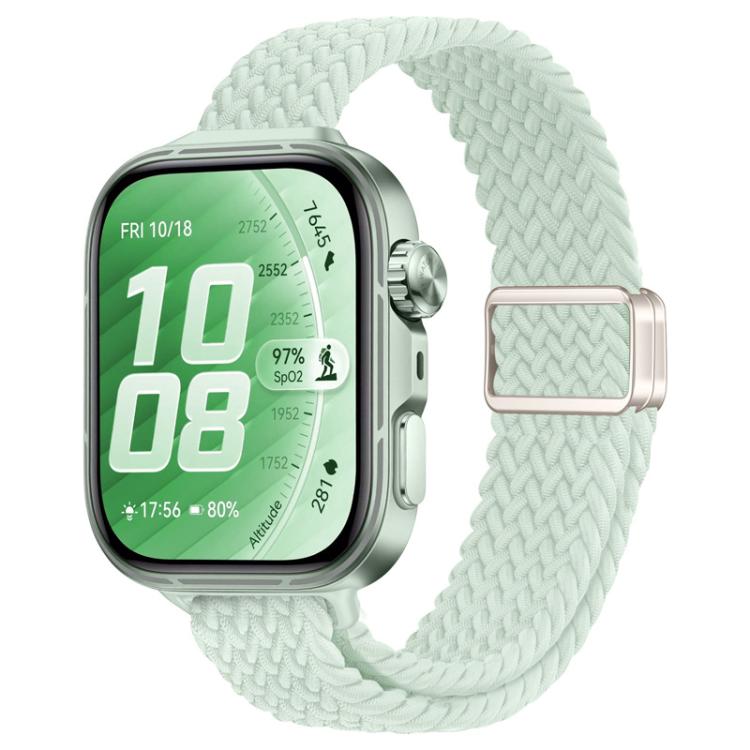 Cinturino per orologio sottile in nylon intrecciato con fibbia magnetica., For Huawei Watch Fit 5 / Fit 5 Pro / Fit 4