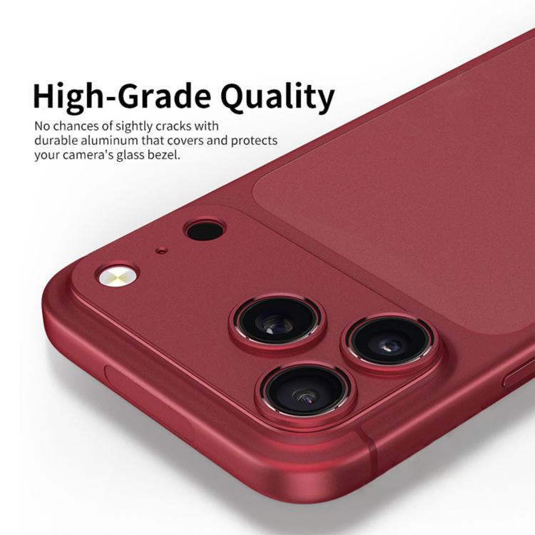 Anello di protezione per lente cava convessa in metallo Kalebol, For iPhone 18 Pro, For iPhone 18 Pro Max