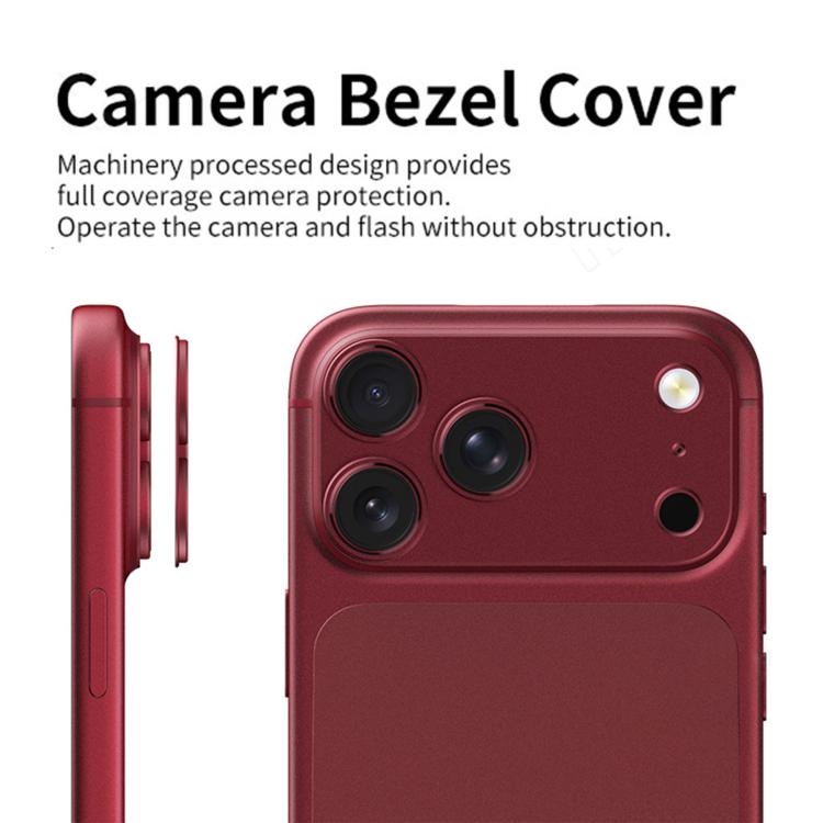 Anello di protezione per lente cava convessa in metallo Kalebol, For iPhone 18 Pro, For iPhone 18 Pro Max