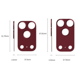 Anello di protezione per lente cava convessa in metallo Kalebol, For iPhone 18 Pro, For iPhone 18 Pro Max