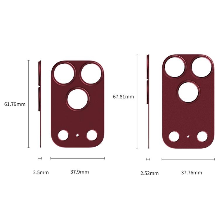 Anello di protezione per lente cava convessa in metallo Kalebol, For iPhone 18 Pro, For iPhone 18 Pro Max