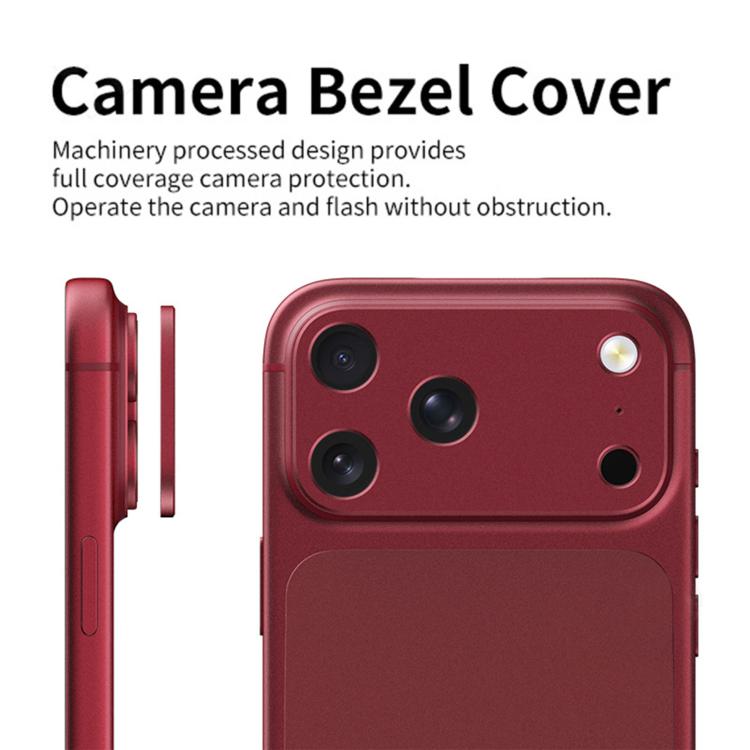 Anello di protezione per lenti cave in metallo Kalebol, For iPhone 18 Pro, For iPhone 18 Pro Max