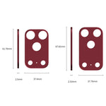 Anello di protezione per lenti cave in metallo Kalebol, For iPhone 18 Pro, For iPhone 18 Pro Max