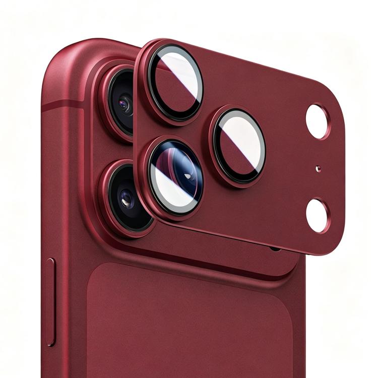Pellicola per lente in metallo monoblocco con rivestimento antiriflesso AR+AF e effetto step-style Kalebol., For iPhone 18 Pro, For iPhone 18 Pro Max