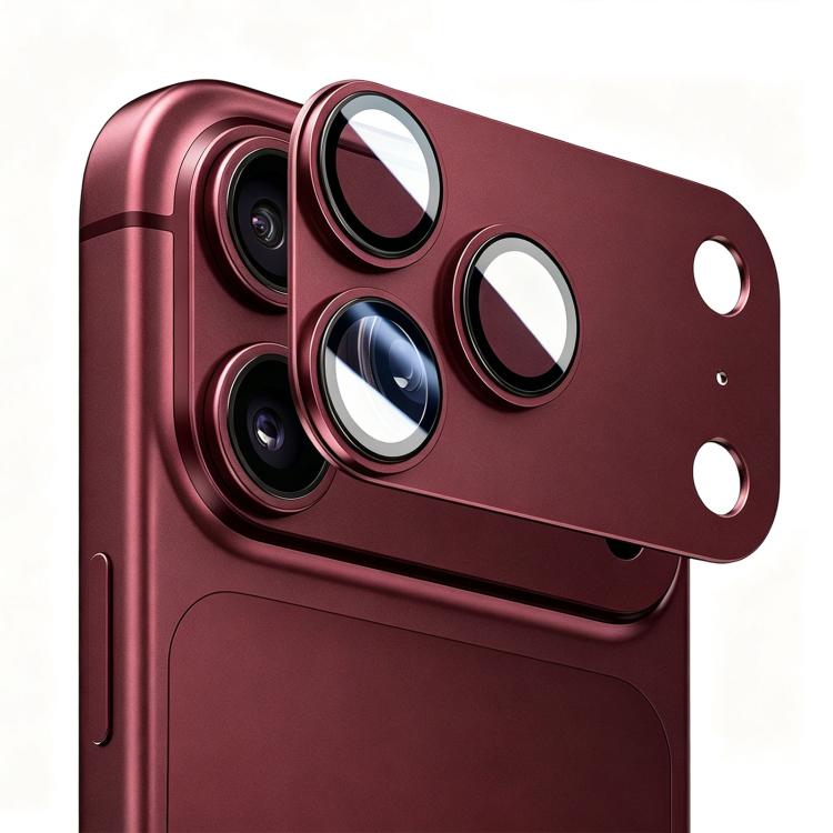 Pellicola per lente in metallo monoblocco con rivestimento antiriflesso AR+AF e effetto step-style Kalebol., For iPhone 18 Pro, For iPhone 18 Pro Max