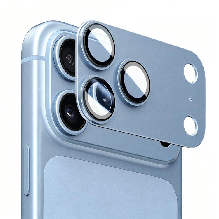 Pellicola per lente in metallo monoblocco con rivestimento antiriflesso AR+AF e effetto step-style Kalebol., For iPhone 18 Pro, For iPhone 18 Pro Max