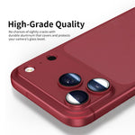 Pellicola per lente in metallo monoblocco con rivestimento antiriflesso AR+AF e effetto step-style Kalebol., For iPhone 18 Pro, For iPhone 18 Pro Max