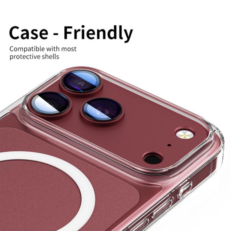 Pellicola per lente in metallo monoblocco con rivestimento antiriflesso AR+AF e effetto step-style Kalebol., For iPhone 18 Pro, For iPhone 18 Pro Max
