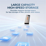 Chiavetta USB 2.0 in lega di alluminio 8-128GB