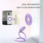 Supporto magnetico per telefono LeReach Triple Ring Power Edition con rotazione