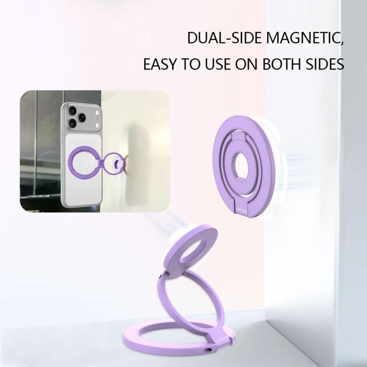 Supporto magnetico per telefono LeReach Triple Ring Power Edition con rotazione