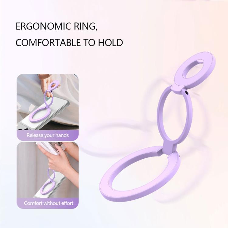 Supporto magnetico per telefono LeReach Triple Ring Power Edition con rotazione