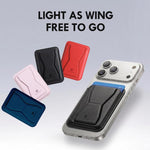 Portafoglio magnetico in pelle LeReach Vaya Series Aero Edition per cellulare e