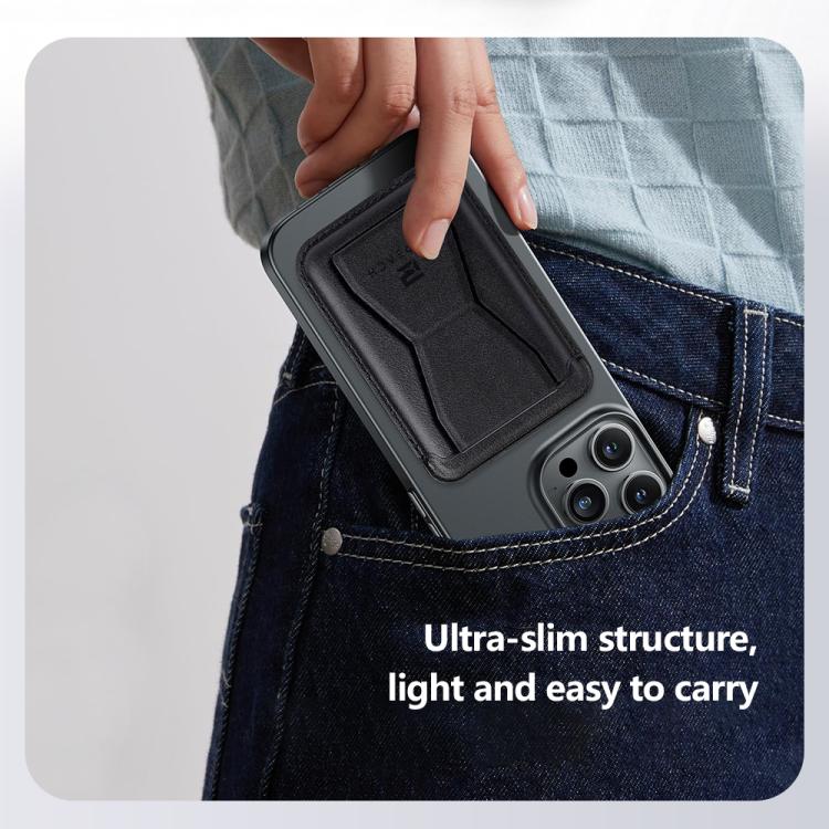 Portafoglio magnetico in pelle LeReach Vaya Series Aero Edition per cellulare e