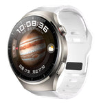 Cinturino per orologio in silicone con fibbia inversa in stile armatura e connettore dedicato., For Huawei Watch 5 46mm, For Huawei Watch 4 Pro