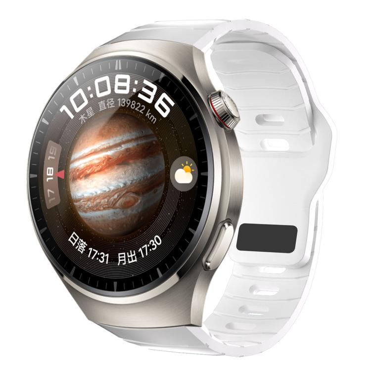 Cinturino per orologio in silicone con fibbia inversa in stile armatura e connettore dedicato., For Huawei Watch 5 46mm, For Huawei Watch 4 Pro