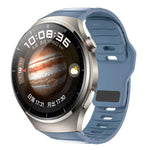 Cinturino per orologio in silicone con fibbia inversa in stile armatura e connettore dedicato., For Huawei Watch 5 46mm, For Huawei Watch 4 Pro