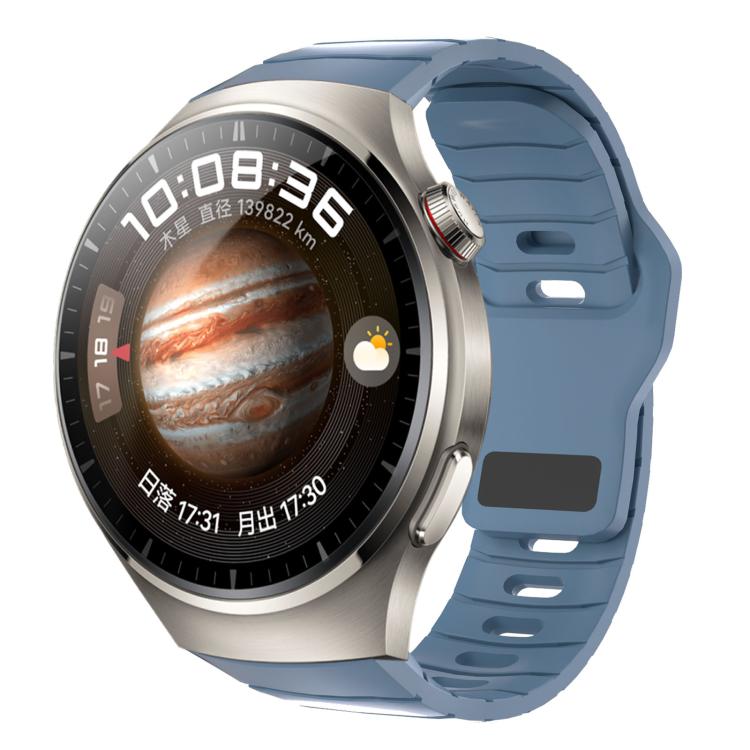 Cinturino per orologio in silicone con fibbia inversa in stile armatura e connettore dedicato., For Huawei Watch 5 46mm, For Huawei Watch 4 Pro