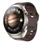 Cinturino per orologio in silicone con fibbia inversa in stile armatura e connettore dedicato., For Huawei Watch 5 46mm, For Huawei Watch 4 Pro