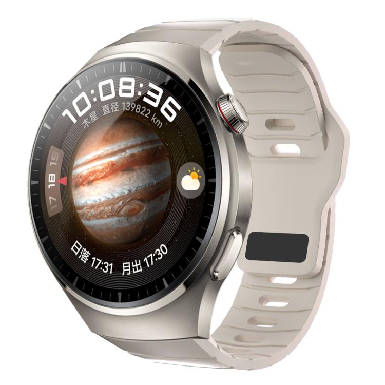 Cinturino per orologio in silicone con fibbia inversa in stile armatura e connettore dedicato., For Huawei Watch 5 46mm, For Huawei Watch 4 Pro