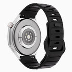 Cinturino per orologio in silicone con fibbia inversa in stile armatura e connettore dedicato., For Huawei Watch GT 6 Pro, For Huawei Watch 5 42mm