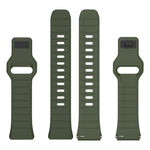 Cinturino per orologio in silicone con fibbia inversa in stile armatura e connettore dedicato., For Huawei Watch GT 6 Pro, For Huawei Watch 5 42mm