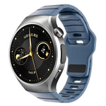 Cinturino per orologio in silicone con fibbia inversa in stile armatura e connettore dedicato., For Huawei Watch GT 6 Pro, For Huawei Watch 5 42mm
