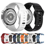 Cinturino per orologio in silicone con fibbia inversa in stile armatura e connettore dedicato., For Huawei Watch GT 6 Pro, For Huawei Watch 5 42mm