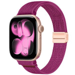 Cinturino per orologio sottile in nylon elastico con fibbia magnetica., For Apple Watch 49mm / 46mm / 45mm / 44mm