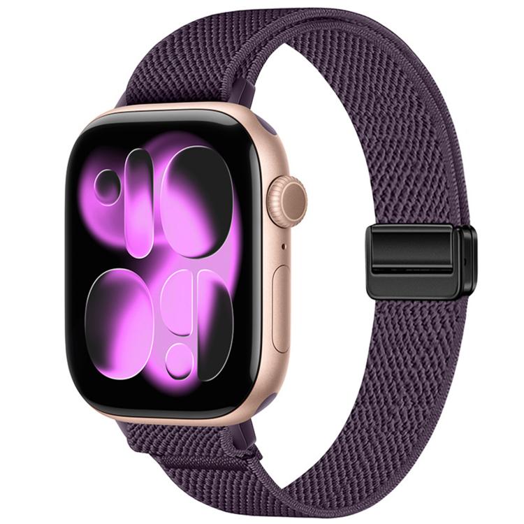 Cinturino per orologio sottile in nylon elastico con fibbia magnetica., For Apple Watch 42mm / 41mm / 40mm / 38mm