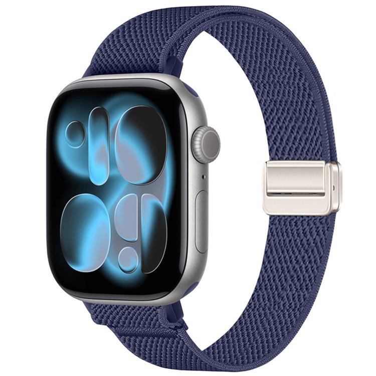 Cinturino per orologio sottile in nylon elastico con fibbia magnetica., For Apple Watch 42mm / 41mm / 40mm / 38mm
