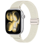 Cinturino per orologio sottile in nylon elastico con fibbia magnetica., For Apple Watch 42mm / 41mm / 40mm / 38mm