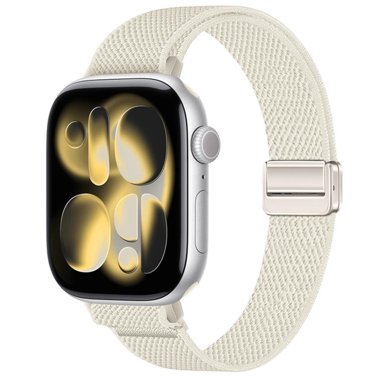 Cinturino per orologio sottile in nylon elastico con fibbia magnetica., For Apple Watch 42mm / 41mm / 40mm / 38mm
