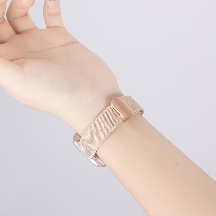 Cinturino per orologio sottile in nylon elastico con fibbia magnetica., For Apple Watch 49mm / 46mm / 45mm / 44mm